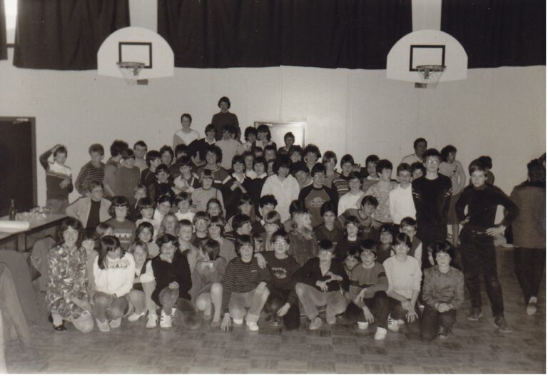 Die erste Schülergruppe aus Ottweiler in St Rémy